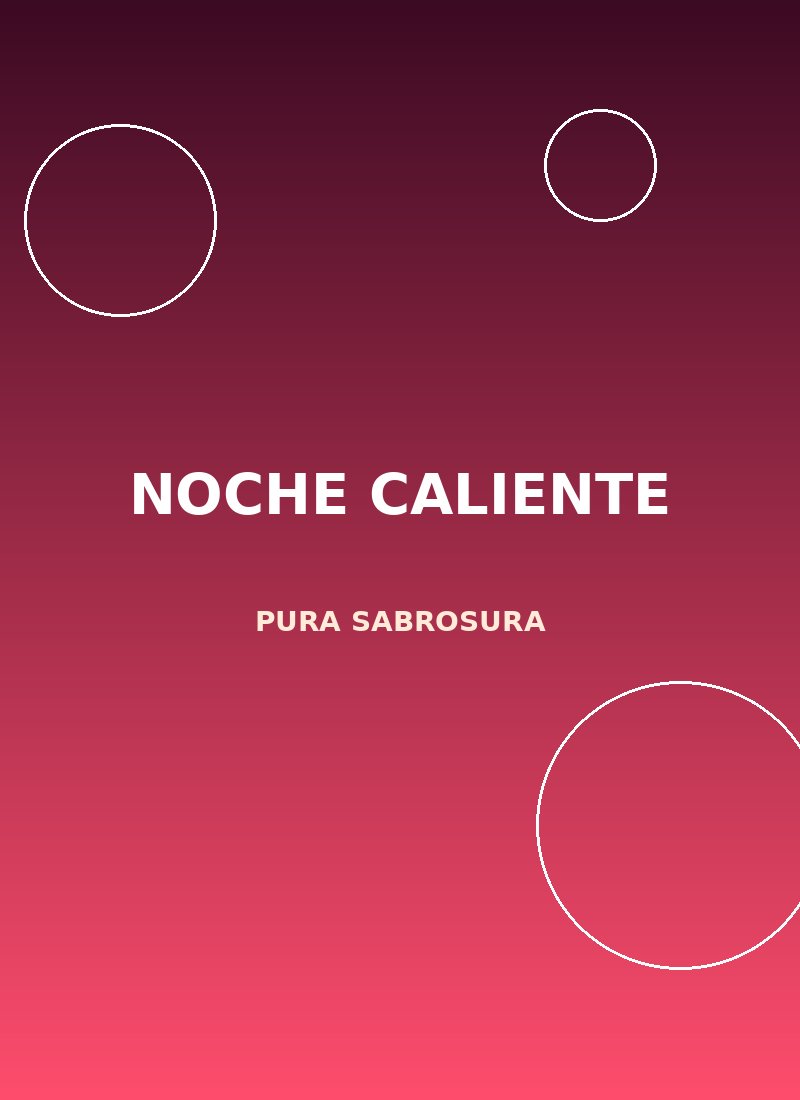 Flyer Noche Caliente