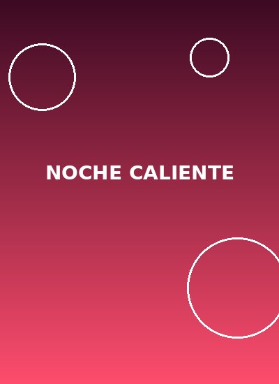 Flyer (klein) Noche Caliente