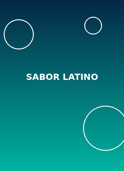 Flyer Sabor Latino Beach Edition